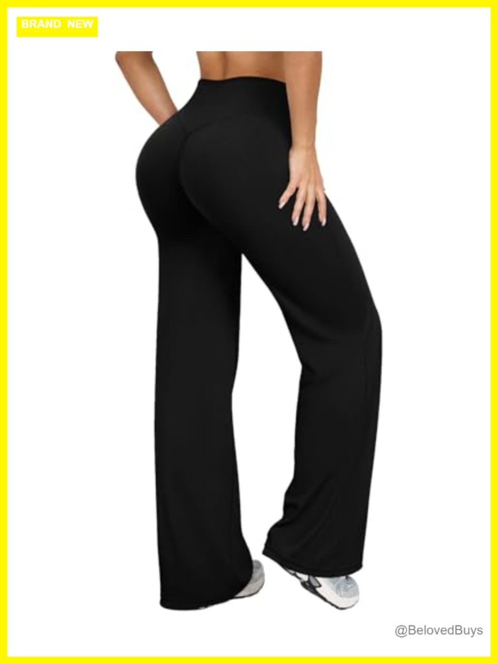 Buttery Soft Wide Leg High Waist Yoga Pants Stretch Workout Trousers